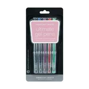  Ultimate Gel Pen 5/Pkg   Brights Green/Blue/Violet/Red 