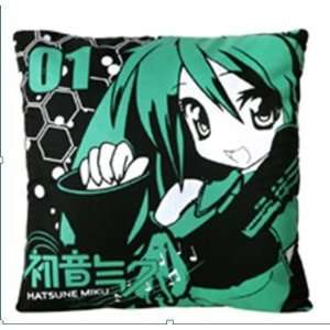  Miku Hatsune Pillow   Approx 16x16 