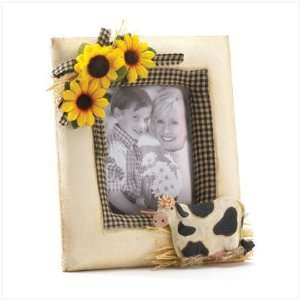  COW FABRIC PHOTO FRAME Baby