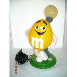    M&Ms Yellow Light Post Lamp Used without Box 