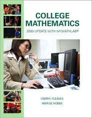 College Math, (0136065414), Cheryl Cleaves, Textbooks   