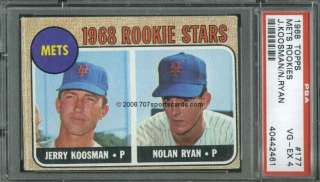 1968 Topps 177 (R) Nolan Ryan PSA 4 (2461)  