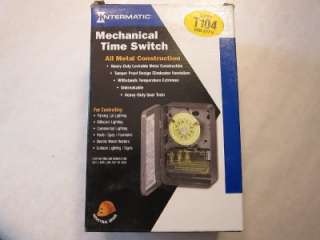 New Intermatic T104 Mechanical Time Switch 40A 24HR  
