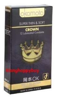 Japan Okamoto Crown Super Thin Condom 4s, 12s or 24s  