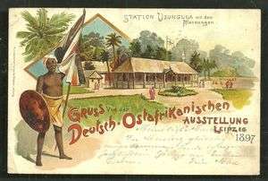   aus Usungula German East Africa Exhibition Exposition 1897  