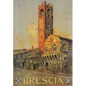  BRESCIA CITY TOWER EUROPE ITALY ITALIA SMALL VINTAGE 
