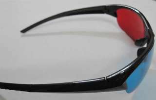1p Red & BlueCyan Anaglyph 3D GLASSES f movie game DVD  