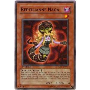 Yu Gi Oh   Reptilianne Naga   Absolute Powerforce   #ABPF EN017   1st 