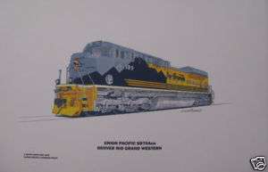 Union Pacific SD70ACE DRGW #1989 by David Kirkland  