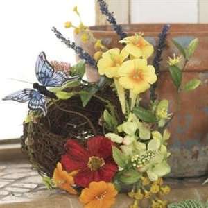  Floral Birds Nest with Butterflys Flowers