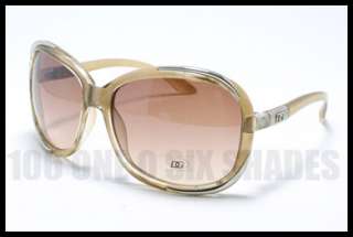 DG Womens Retro Sunglasses Classic Fashion BEIGE New  