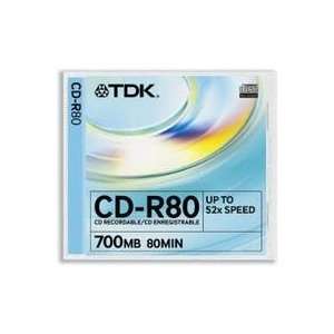 TDK Speed X   CD R   700 MB ( 80min ) 48x   jewel case   storage media