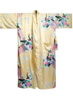 Oriental Chinese Kimono Style Dressing Gown Bath Robe  