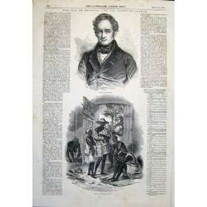  Duc Broglie Portrait Brazilian Slaves Print 1845