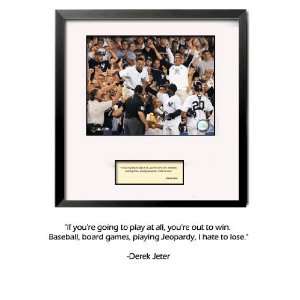   Hate To Lose Custom Framed Photograph and Speech  