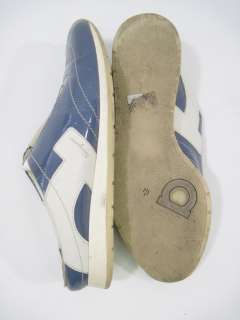 SALVATORE FERRAGAMO Blue Patent Leather Sneakers Sz 6.5  