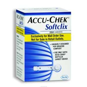 ACCU CHEK Softclix Lancets, Softclix Lancets 100Ct, (1 CASE, 1200 EACH 