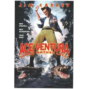 Ace Ventura When Nature Calls Original 27x40 Single Sided Movie 