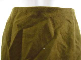 BILL BLASS Artichoke Wool A Line Knee Length Skirt 10  