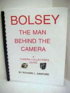   LOT OF 4 BOOKS ON BOLSEY CAMERAS 2 OF THEM WRITTEN BY ME BO1001  