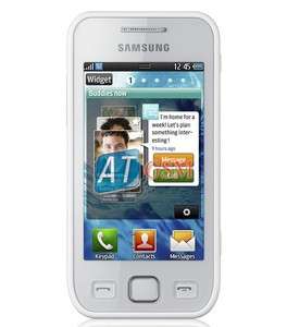 Samsung S5750e Wave575 White 3.2MP UNLOCKED Phone  