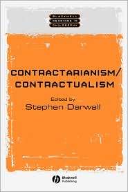 Contractarianism/Contractualism, (0631231102), Stephen Darwell 