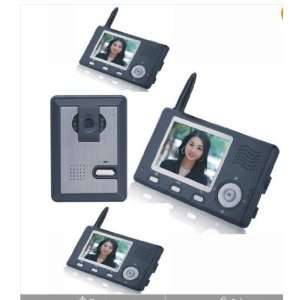   Phone 3in1 3.5 LCD 2.4G wireless video door phone intercom System