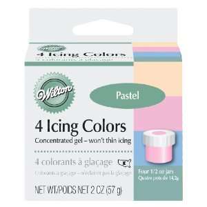 Wilton Pastel 4 Piece Icing Color Set 
