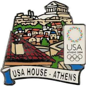  Athens Olympics 2004 USA HOUSE PIN