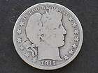 1911 P Barber Half Dollar 90% Silver Coin Lot A0761L