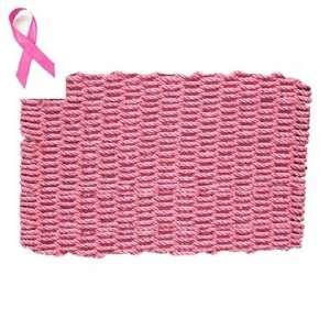  Pink Lobster Rope Doormat   MediumPLUS 21in x 33in Patio 