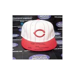 Jim OToole autographed Cincinnati Reds Baseball Cap inscribed 61 NL 