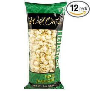 Wild Oats Natural Popcorn, Herb, 4 Ounce Bags (Pack of 12)  