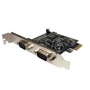  2 PORT SERIAL DB9 PCI EXPRESS CARD Electronics