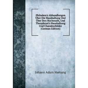  Und Charakterbilder (German Edition) Johann Adam Hartung Books
