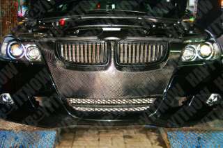Carbon Fiber BMW E90 M sport M TECH Front Bumper Mask Cover spoiler 25 