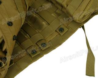 1000D Eagle Tactical Molle RRV Scout pouches Vest   Tan  