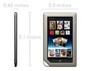  NOOK Tablet 8GB, Wi Fi, 7in   Silver 9781400501779 