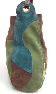 LUCKY BRAND Multicolor Patches Floral Shoulder Handbag  
