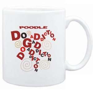  Mug White  Poodle DOG ADDICTION  Dogs