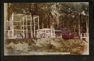 Marshalltown Iowa IA c1907 Riverview Park Zoo Cages  