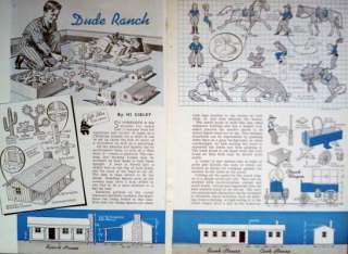 Wooden TOY RANCH House/Chuck Wagon/Etc SCROLL SAW PLANS  