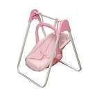 Badger Basket Doll Swing And Carrier   Pink/White   01550