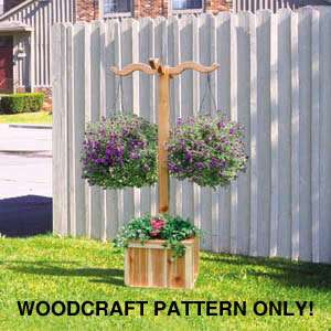 Hanging Planter Box Woodcraft Plan by Sherwood Creation  