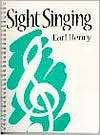 Sight Singing, (0131213369), D. J. Henry, Textbooks   