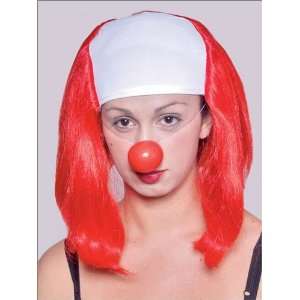  Bald Clown   Costume Wig Toys & Games