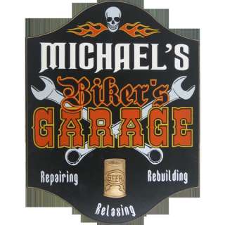   CAVE PERSONALIZED CUSTOM WOOD BAR SIGN for ManCave or Garage  