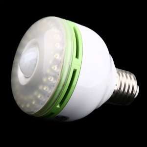  48 LED PIR Occupancy Motion Sensor Light Bulb Lamp White 