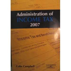 Administration of Income Tax 2007  Books