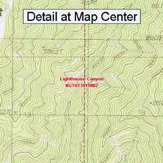   Map   Lighthouse Canyon, Utah (Folded/Waterproof)